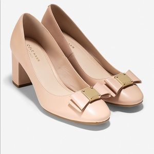 Cole Haan Tali Bow Nude Pump